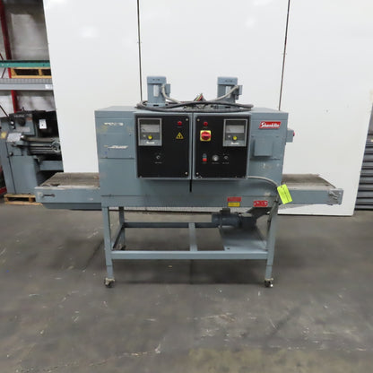 Shanklin T-62 Dual Chamber Shrink Heat Tunnel 230V 3PH 10" H x 18" W Tested