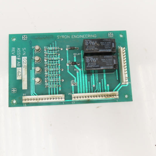 Syron Engineering AB142 Relay Circuit Board