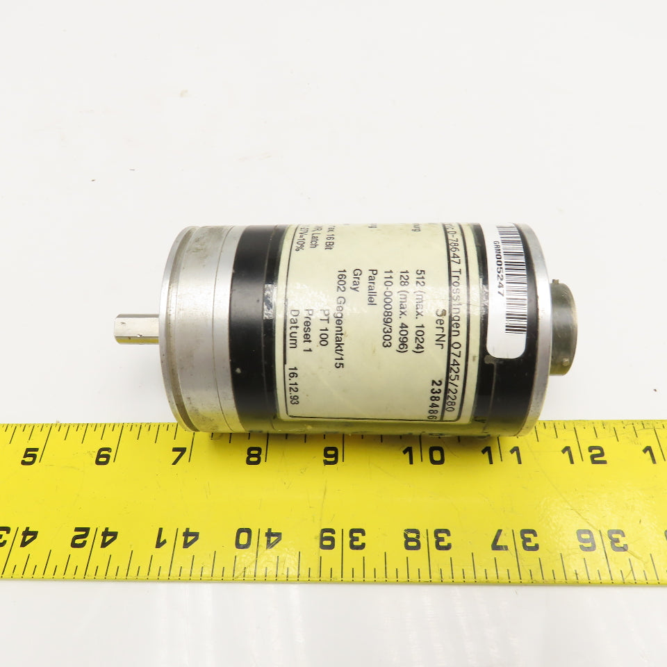 TR Electronic Type CE65M 110-00089/303 Rotary Encoder 11-27V 12mm Shaft