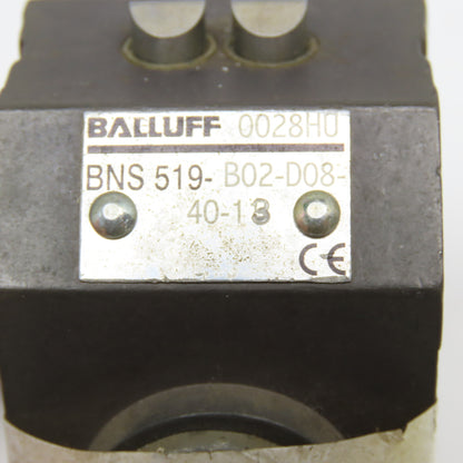 Balluff BNS 519-B02-D08-40-13 2 Position Limit Switch Chisel Tip 125-250V AC