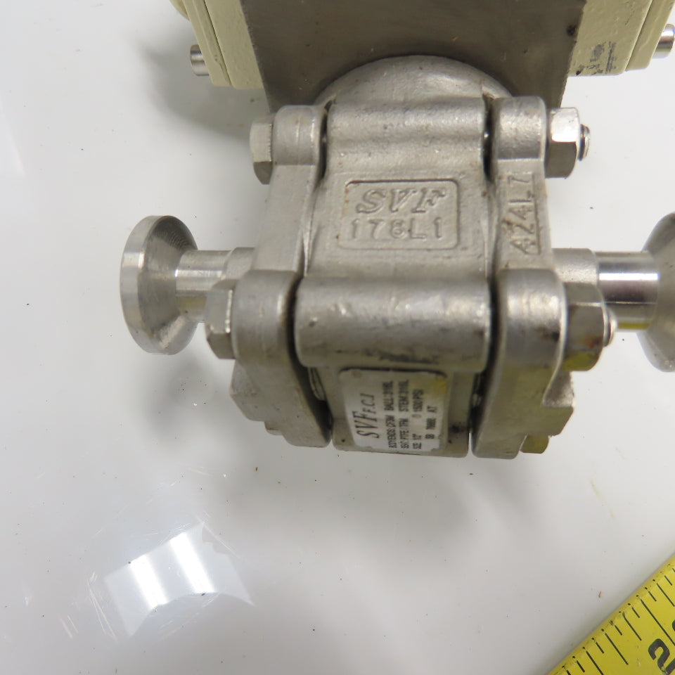 El-O-Matic ESA 25-4/A Pneumatic Valve Actuator 1/2" 120PSIG W/ Accutrak Monitor