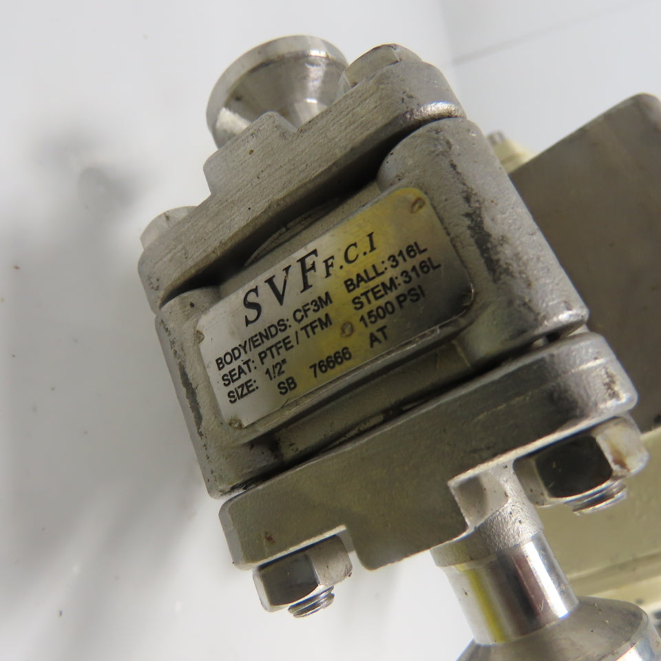 El-O-Matic ESA 25-4/A Pneumatic Valve Actuator 1/2" 120PSIG W/ Accutrak Monitor