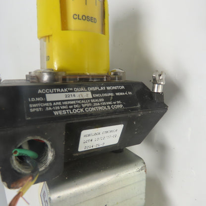 El-O-Matic ESA 25-4/A Pneumatic Valve Actuator 1/2" 120PSIG W/ Accutrak Monitor