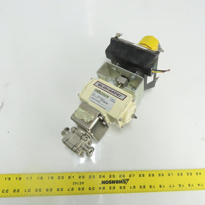 El-O-Matic ESA 25-4/A Pneumatic Valve Actuator 1/2" 120PSIG W/ Accutrak Monitor