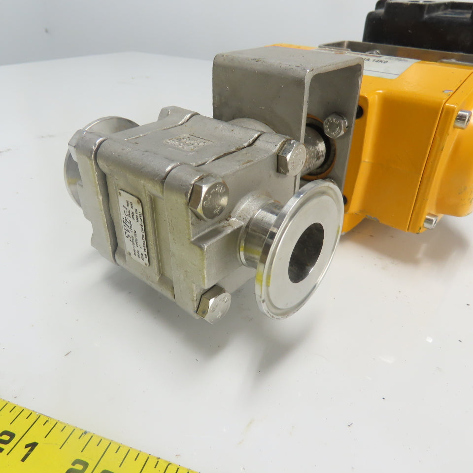 EL-o-Matic ES0040.U1A04A.14K0 1" Pneumatic Valve Actuator 120PSIG W/ Indicator