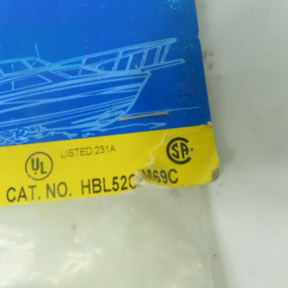 Hubbell HBL52CM69C HBL Connector Body 15A 125V NEW