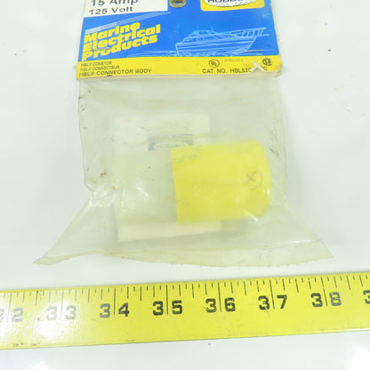 Hubbell HBL52CM69C HBL Connector Body 15A 125V NEW