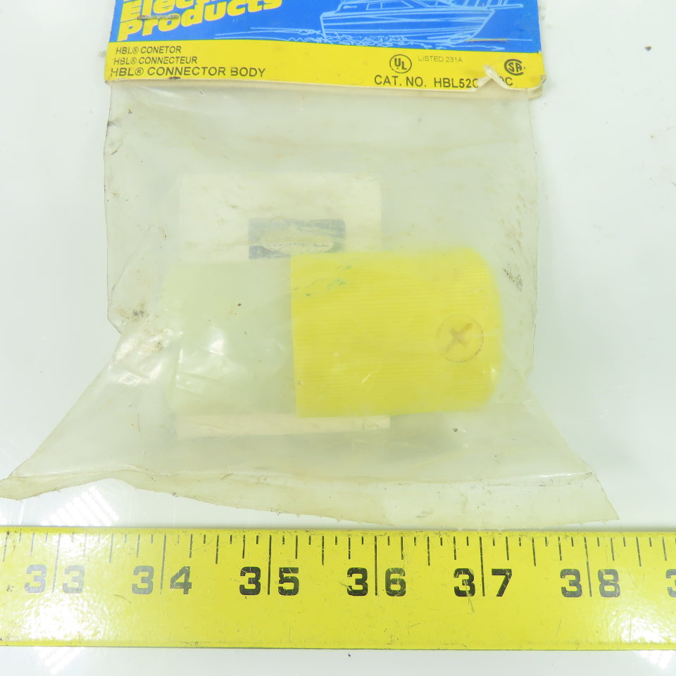 Hubbell HBL52CM69C HBL Connector Body 15A 125V NEW