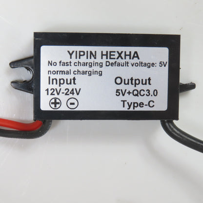 Yipin Hexha 5V + QC3.0 DC Converter Type C 12-24V Input Lot Of 4