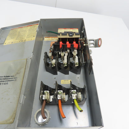 Square D PQ4610G I-Line Busway Fusible Bus Plug Switch 100A 600V