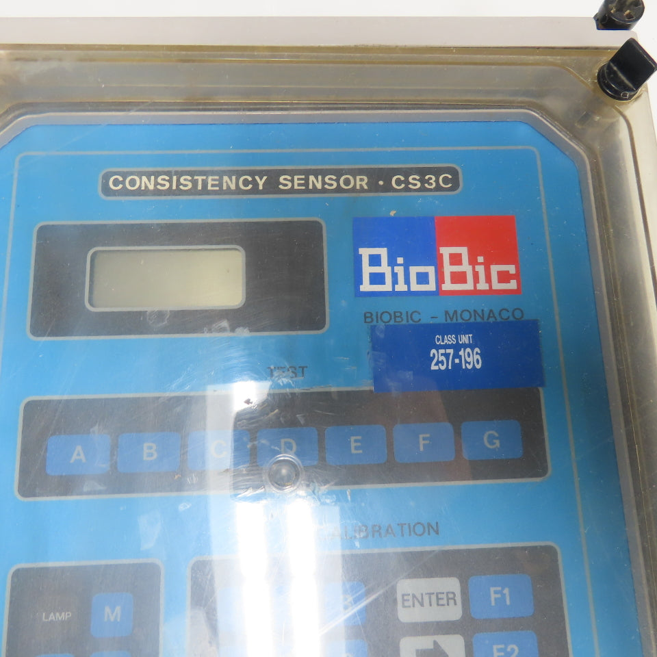 BioBic CS3C CS3H Consistency Sensor Digital Control Panel 110/220V