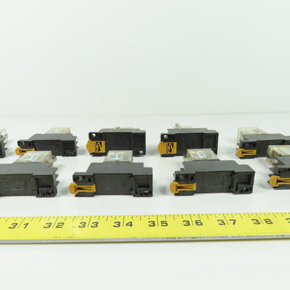 Omron MY2N 24VDC Relay W/ Socket Base Lot Of 10