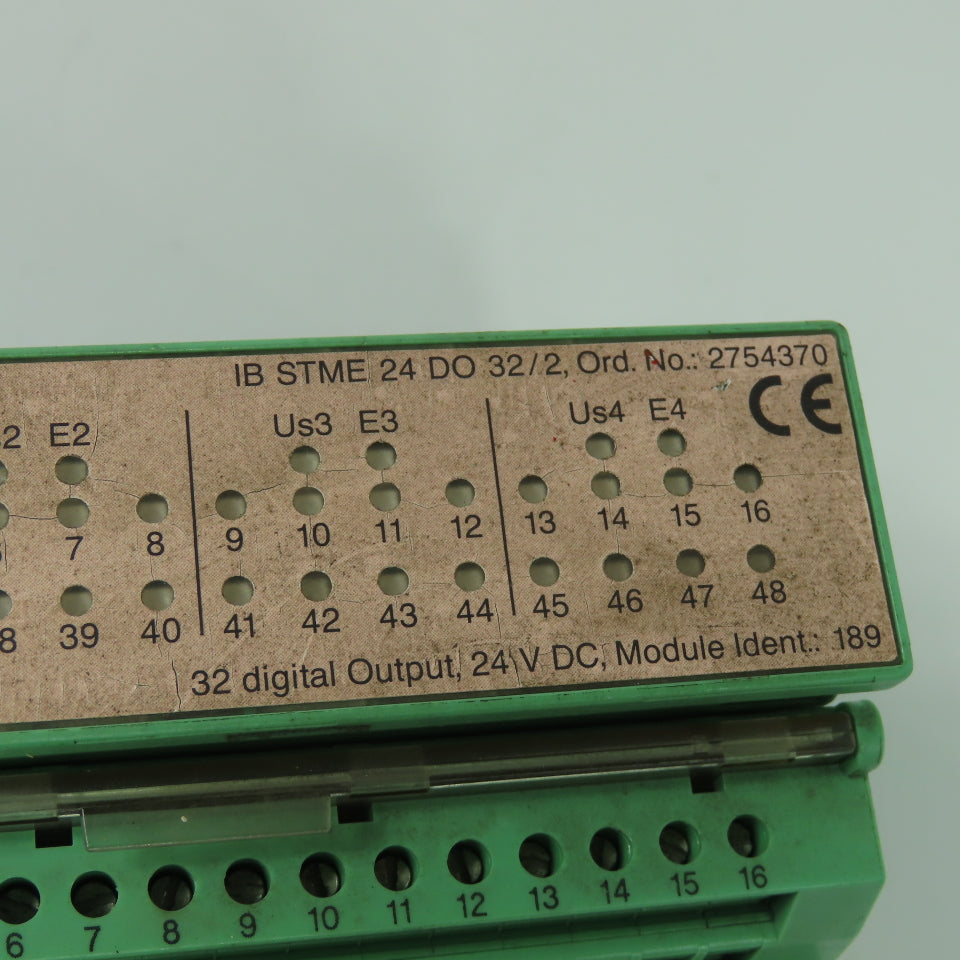 Phoenix Contact 2754370 IB STME 24 DO 32/2 Digital Output Module 24VDC