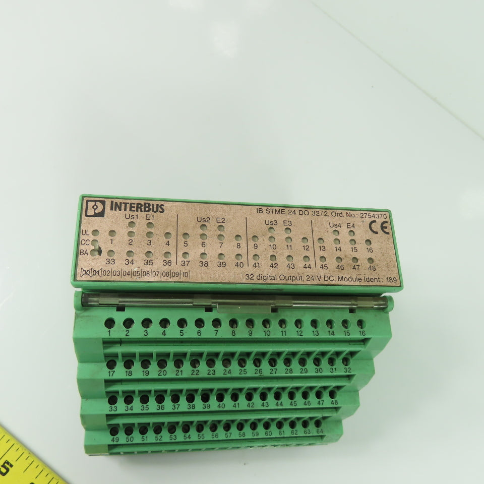 Phoenix Contact 2754370 IB STME 24 DO 32/2 Digital Output Module 24VDC