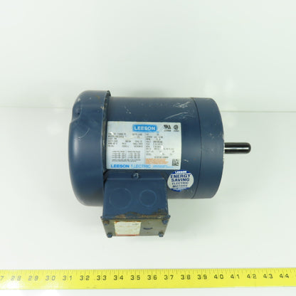 Leeson 114208.00 C6T34FC37D 3/4HP AC Electric Motor 3Ph 230/460V 3450RPM 56J