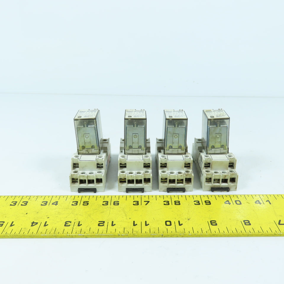 Allen Bradley 700-HC14Z24 SerD 24V DC GP Ice Cube Relay Lot Of 4