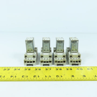 Allen Bradley 700-HC14Z24 SerD 24V DC GP Ice Cube Relay Lot Of 4
