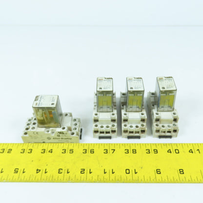 Allen Bradley 700-HC14Z24 SerD 24V DC GP Ice Cube Relay Lot Of 4