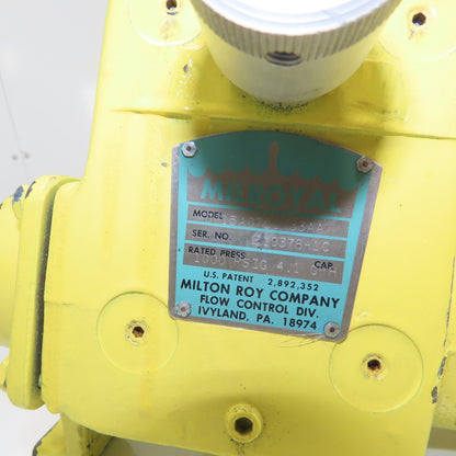 Milton Roy MDP15A07C1M33AA Milroyal Metering Pump 1000PSI 4.1GPH