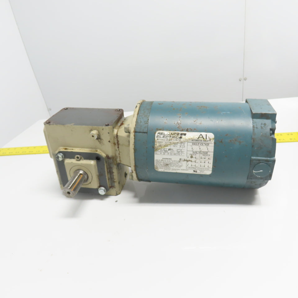 Dayton 4Z010D 30:1 Ratio Gear Motor 60RPM Out 610In-Lb Torque 3Ph 230/460V 1HP