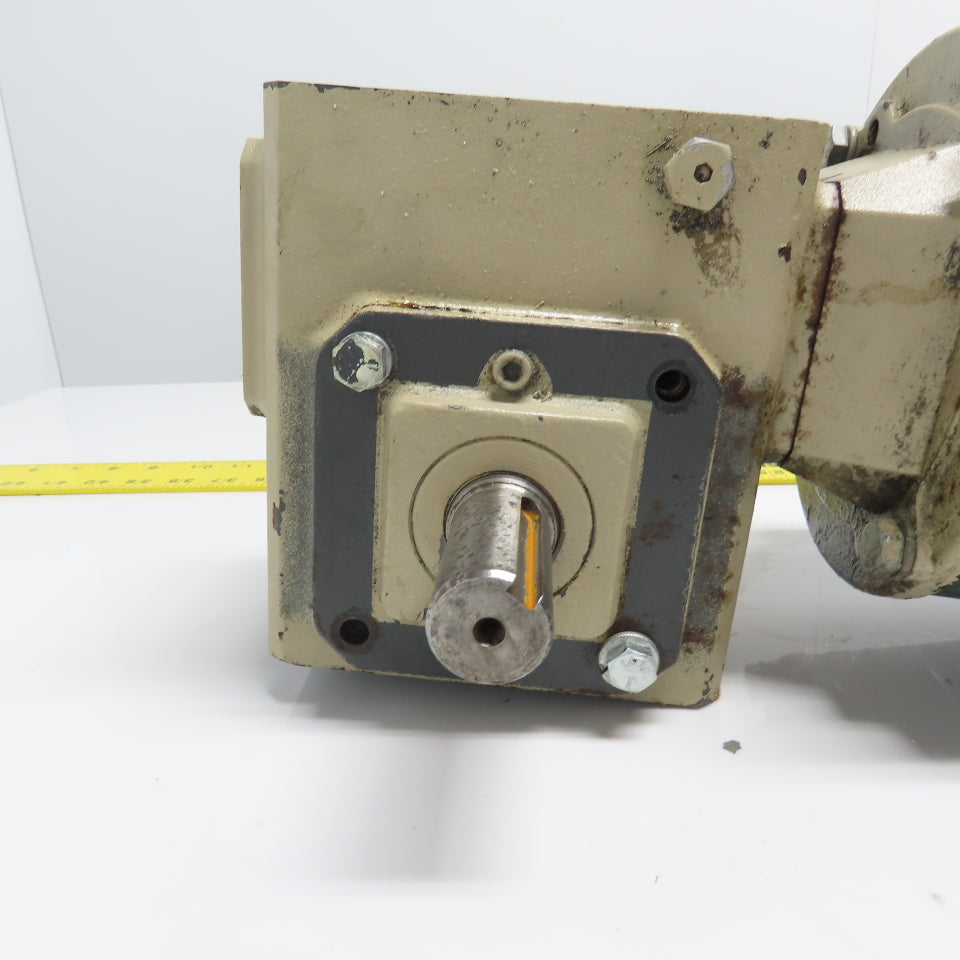 Dayton 4Z010D 30:1 Ratio Gear Motor 60RPM Out 610In-Lb Torque 3Ph 230/460V 1HP