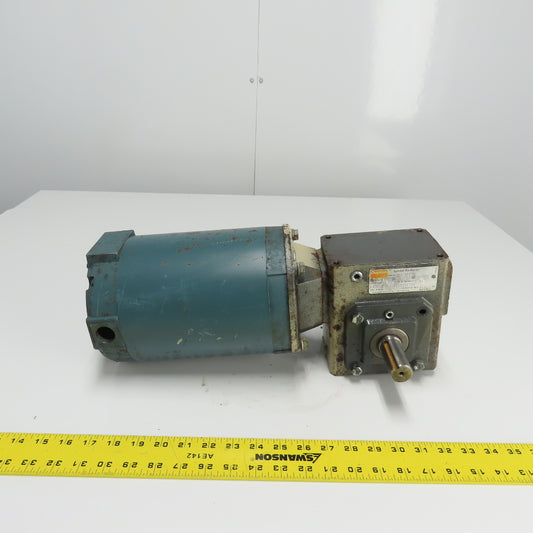 Dayton 4Z010D 30:1 Ratio Gear Motor 60RPM Out 610In-Lb Torque 3Ph 230/460V 1HP