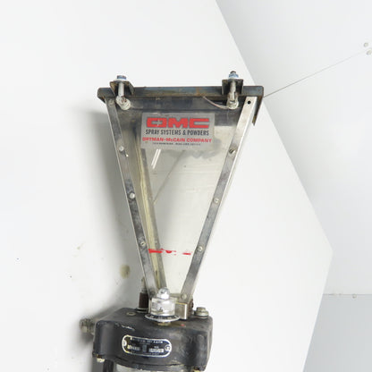 OMC Ortman-Mccain Model LTR Pneumatic Spray Powder Assembly W/ Top Fill Bin
