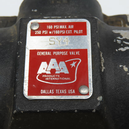 AAA Products International SY4 General Purpose Valve Body Only 1/2" NPT