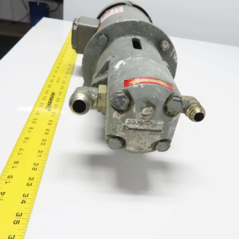 Baldor CM3542 .75HP Electric AC Motor 230/460V 3Ph 1725RPM W/Parker Hyd. Pump