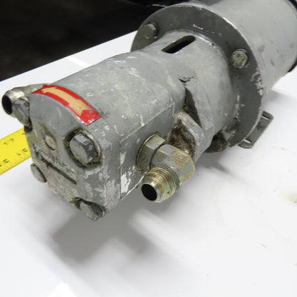 Baldor CM3542 .75HP Electric AC Motor 230/460V 3Ph 1725RPM W/Parker Hyd. Pump
