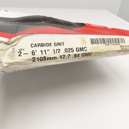 Morse 6'11" x 1/2" .025 GMC Carbide Grit Masonry Band Saw Blade Lot Of 2