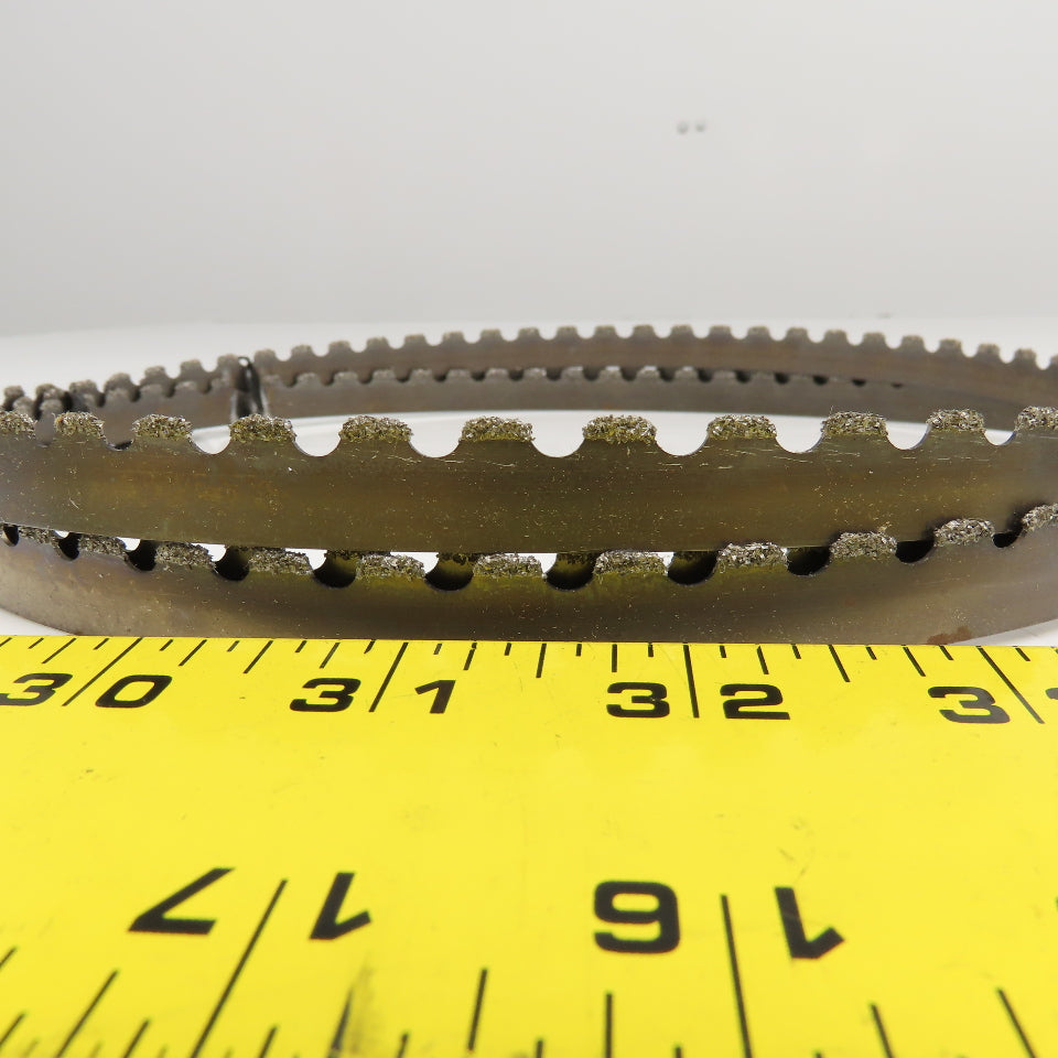 Morse 6'11" x 1/2" .025 GMC Carbide Grit Masonry Band Saw Blade Lot Of 2