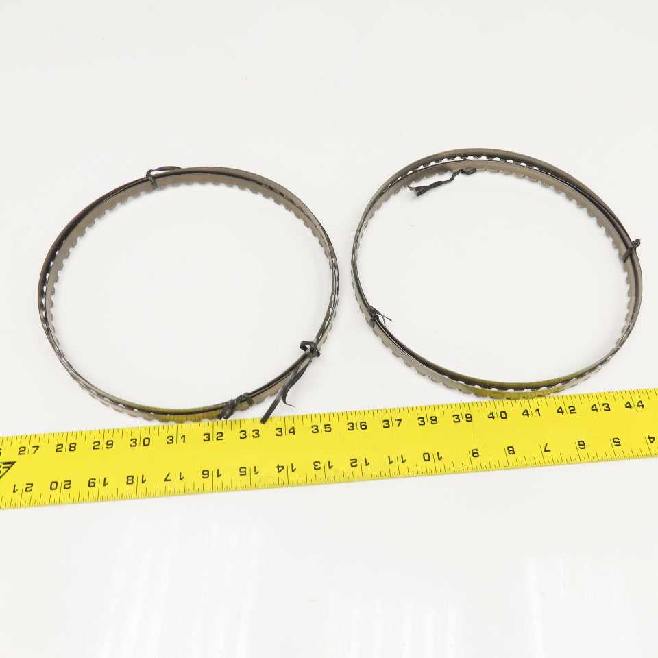 Morse 6'11" x 1/2" .025 GMC Carbide Grit Masonry Band Saw Blade Lot Of 2