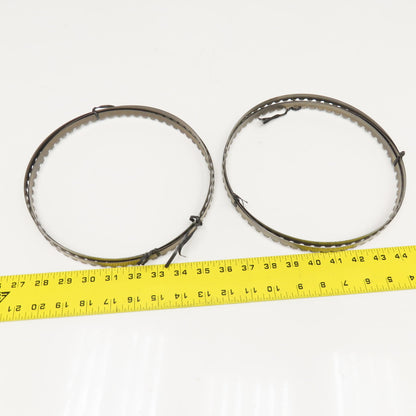 Morse 6'11" x 1/2" .025 GMC Carbide Grit Masonry Band Saw Blade Lot Of 2