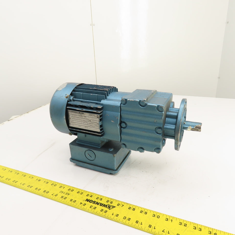 SEW-Eurodrive DFT71D4ACA8 19.71 Ratio Inline Gear Motor 266/460V 3PH .5HP 86RPM