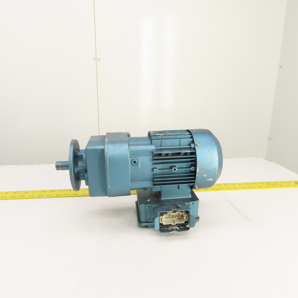 SEW-Eurodrive DFT71D4ACA8 19.71 Ratio Inline Gear Motor 266/460V 3PH .5HP 86RPM