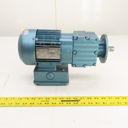 SEW-Eurodrive DFT71D4ACA8 19.71 Ratio Inline Gear Motor 266/460V 3PH .5HP 86RPM