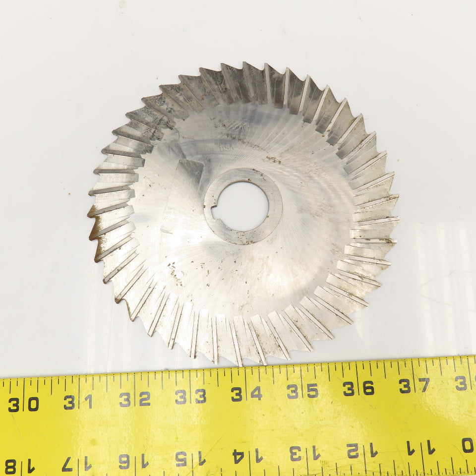 6" x 1/8" x 1" Arbor Slot Cutting Slitter Blade 42T