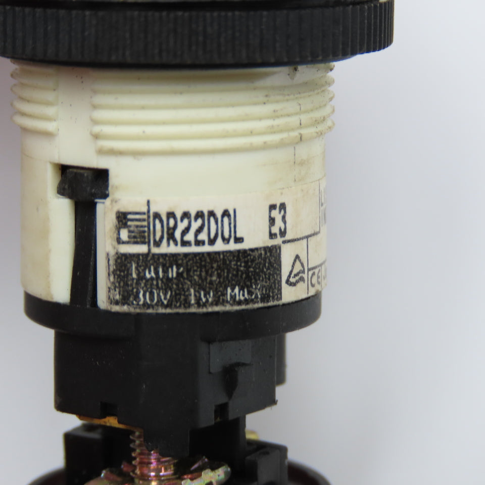 Fuji DR22D0L Red Indicator Pilot Light 30V 1W