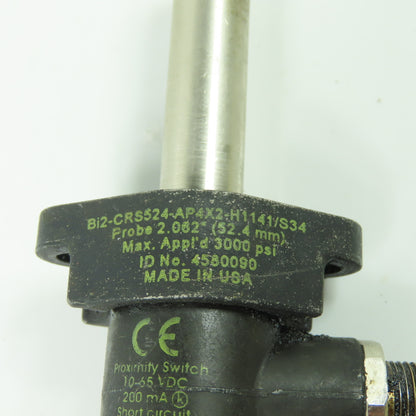 Turck Bi2-CRS524-AP4X2-H1141/S34 Proximity Switch Sensor 10-36VDC 200mA 3000PSI