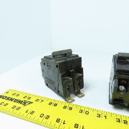 General Electric TQB2190 2-Pole 90A Bolt-On Circuit Breaker Lot Of 5