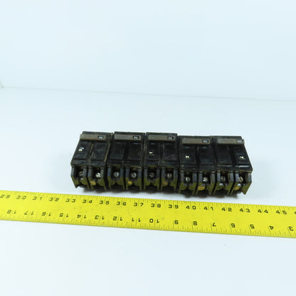 General Electric TQB2190 2-Pole 90A Bolt-On Circuit Breaker Lot Of 5