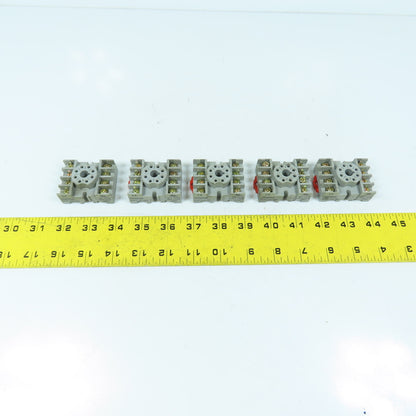 Siemens 3TX7144-1E2 8-Pin Relay Bases 300/600V 10/15A Lot Of 5