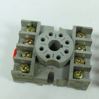 Siemens 3TX7144-1E2 8-Pin Relay Bases 300/600V 10/15A Lot Of 5