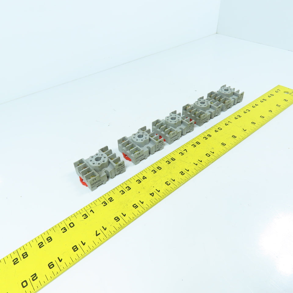 Siemens 3TX7144-1E2 8-Pin Relay Bases 300/600V 10/15A Lot Of 5