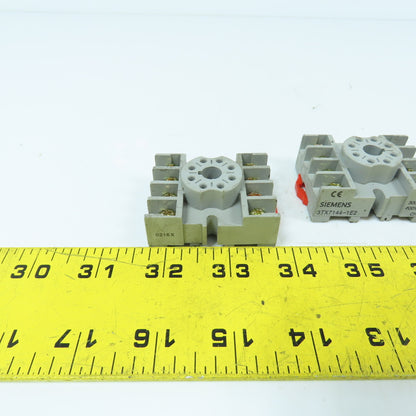 Siemens 3TX7144-1E2 8-Pin Relay Bases 300/600V 10/15A Lot Of 5
