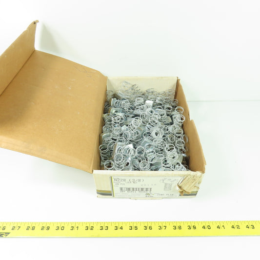 B-line N228 3/8" Zinc Plated Channel Lock Nut Lot Of 100