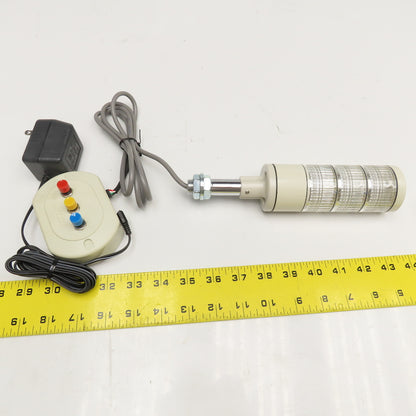 Patlite HSST-312-RYG 120V Red Green Yellow Selectable Andon Light Stack