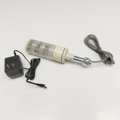 Patlite HSST-312-RYG 120V Red Green Yellow Selectable Andon Light Stack Only