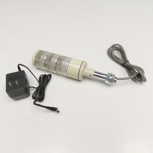 Patlite HSST-312-RYG 120V Red Green Yellow Selectable Andon Light Stack Only